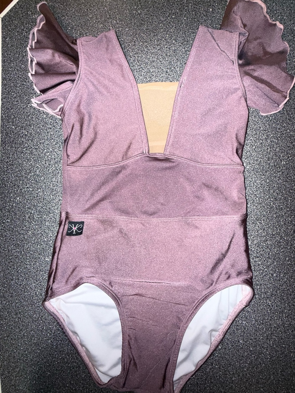 Kandi Kouture Purple Dance Leotard Size Adult Teen X-Small (0/2)